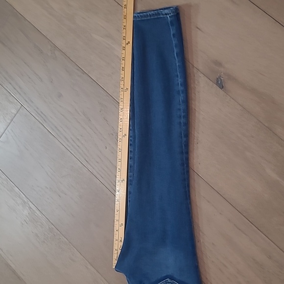 Good American Jeans Women's sz 4/27 Good Leg Crop Mid Rise Indigo Denim Jeans - Picture 14 of 14